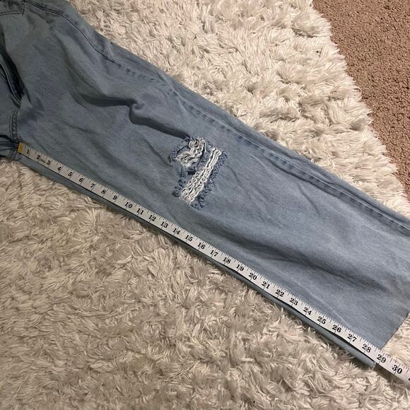 Princess Polly Jalena Adjustable Straight Jeans Size 4 US - Picture 10 of 10